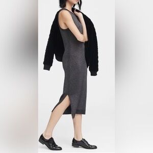 Banana Republic Metallic Maxi Knit Dress